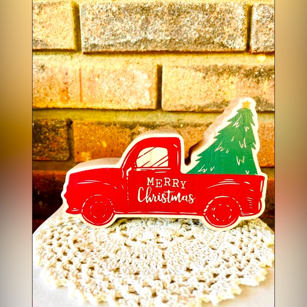 *Merry Christmas Chunky Truck Sitter